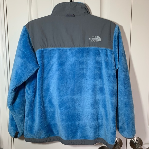 The North Face Youth Size Large Blue Sherpa Full Zip Jacket - Picture 6 of 8